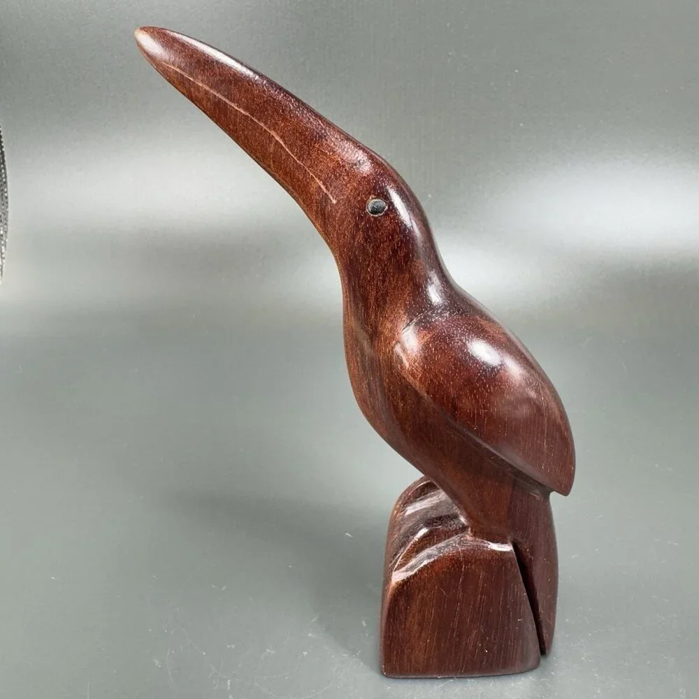Hand Carved Ironwood vintage hand